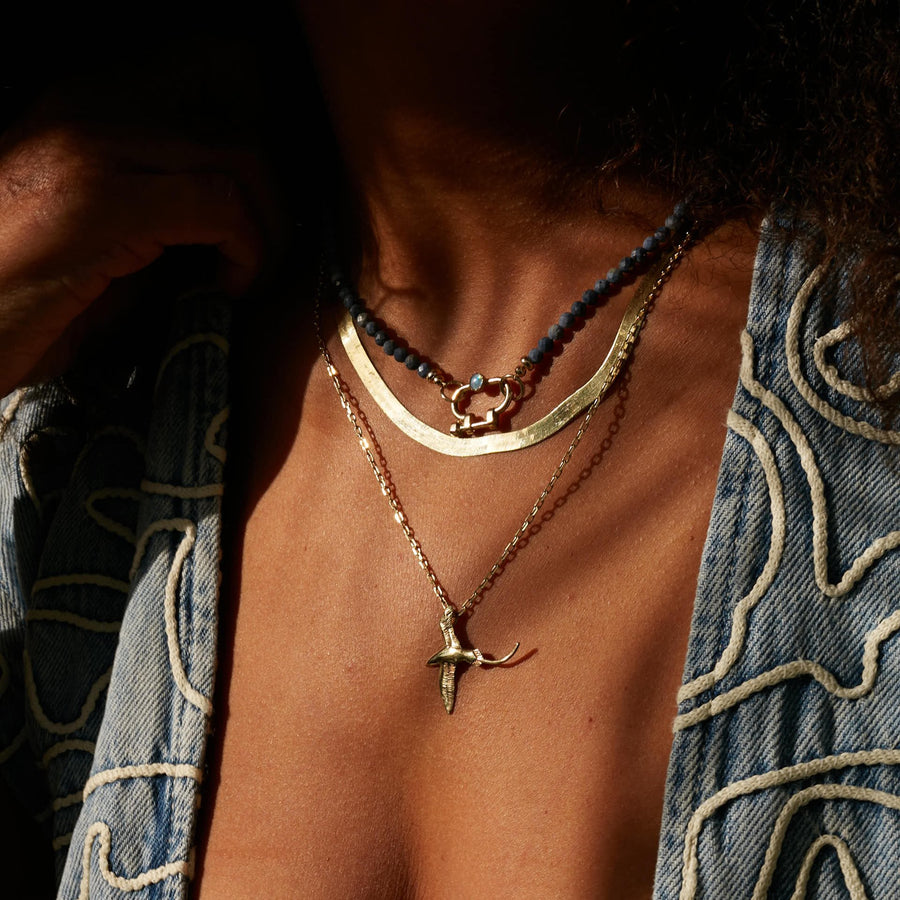 Jeans Necklace