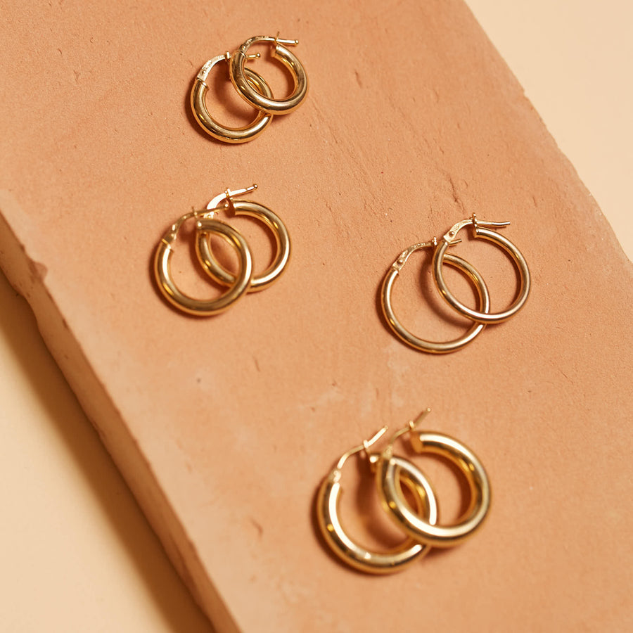 Gold Chubby Earrings