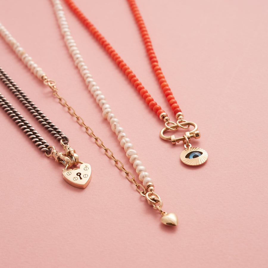 Tangerine necklace