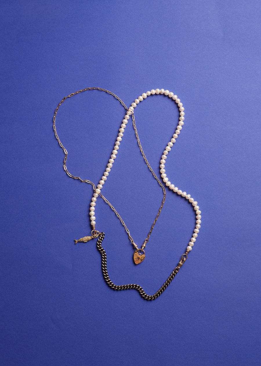 Silver Petite Link Necklace