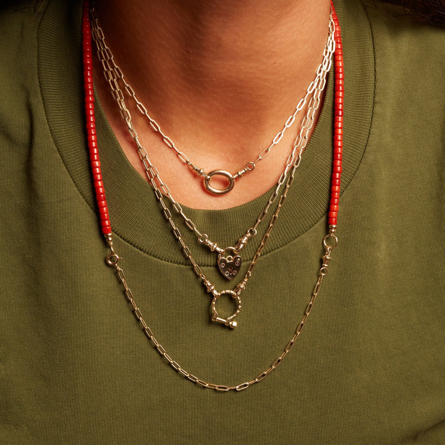 Silver Petite Link Necklace