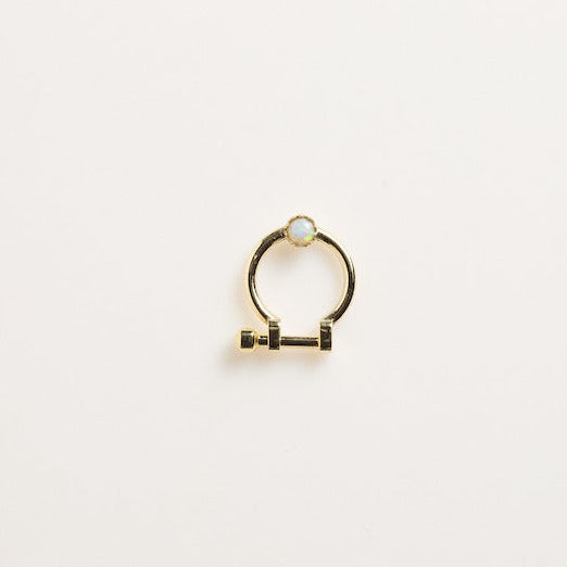 ELLE AIME 14k Color Connector - Hoop