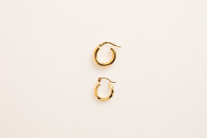 Single Gold Earrings