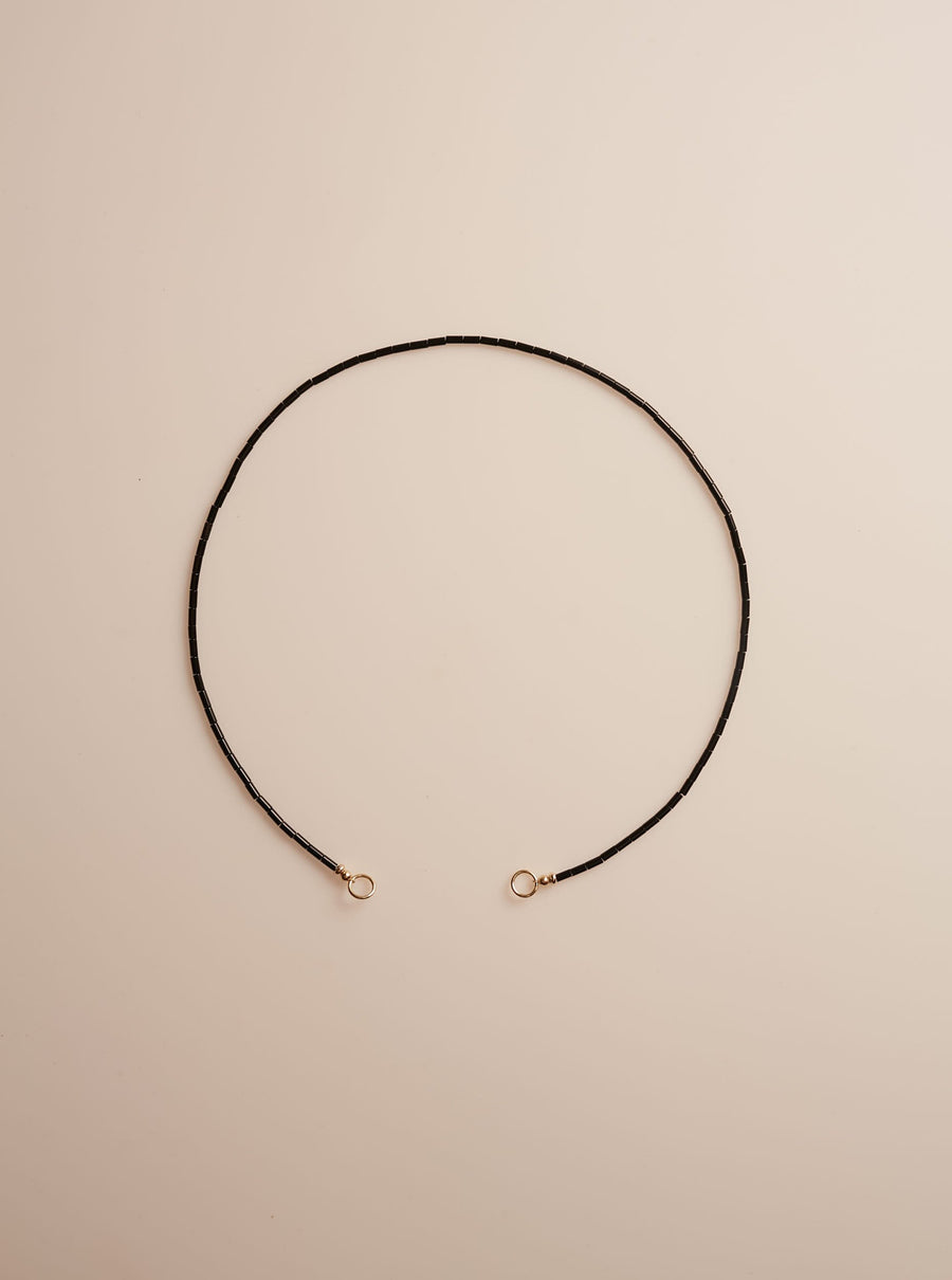 Mini Onyx tube Necklace