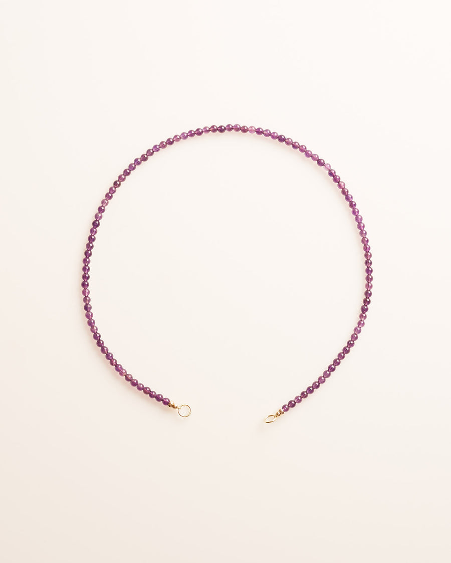 Round Amethyst Necklace